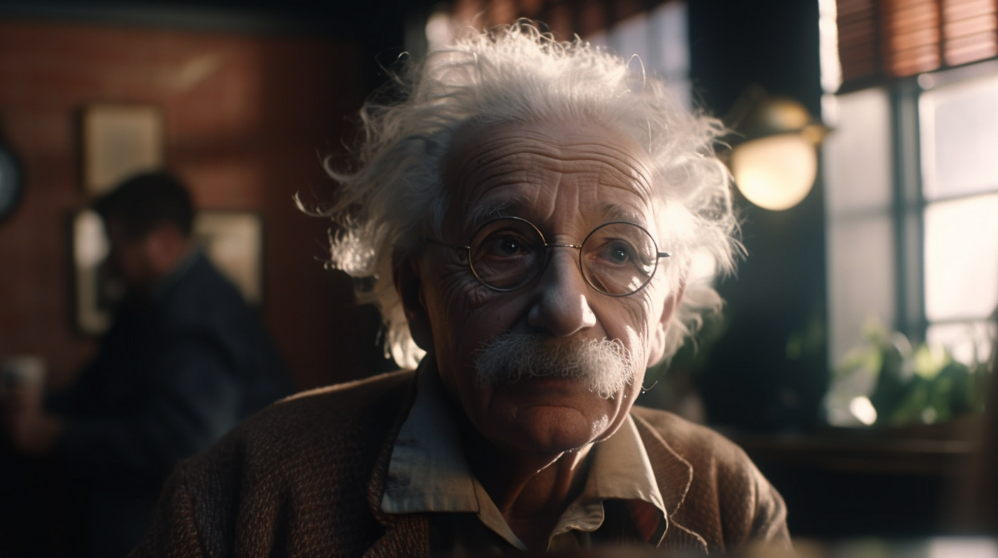 Synthetic image of Albert Einstein