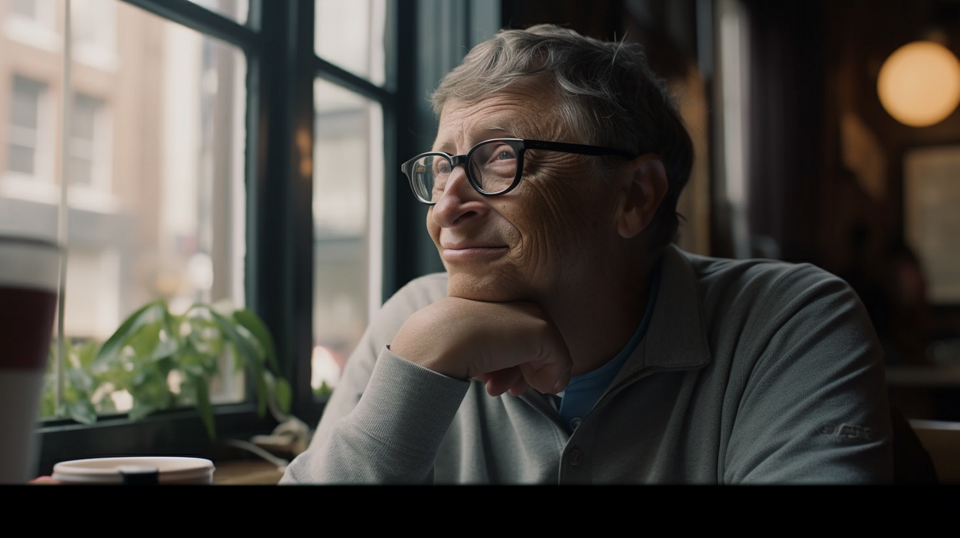 Synthetic image of Bill Gates